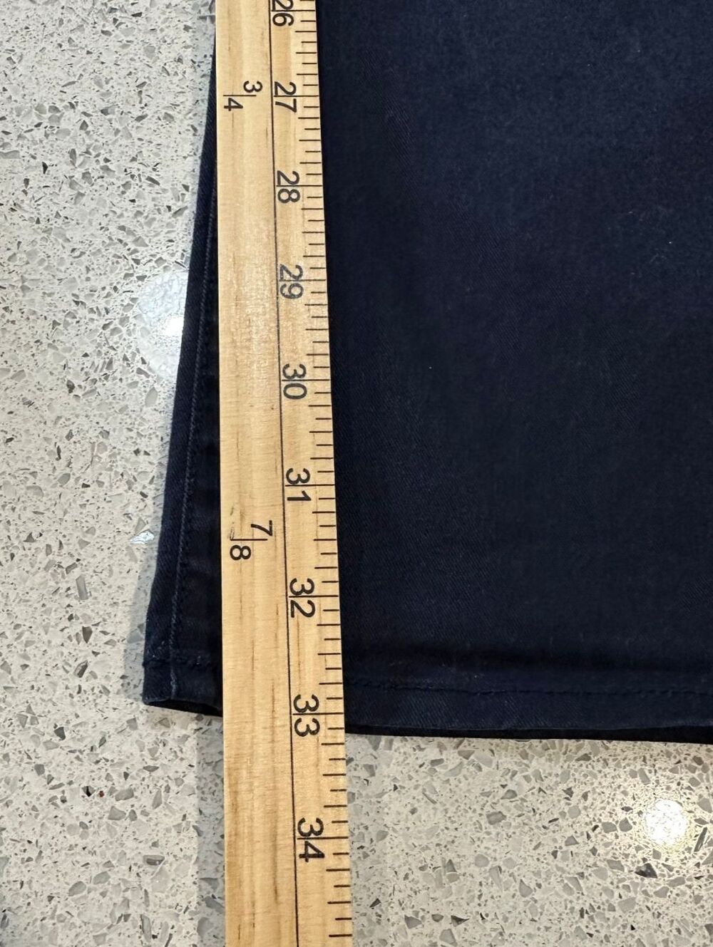 American Eagle Khaki Pants Womens 4L Stretch Low Rise Kick Bootcut Chino Blue - Picture 5 of 7